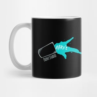 Mike's Paint Studio-Teal Mug